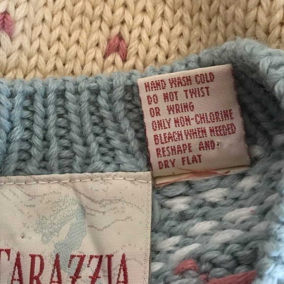 Tarazzia Vintage Olive Branch Knit Fair Isle Sweater - Picture 8 of 8